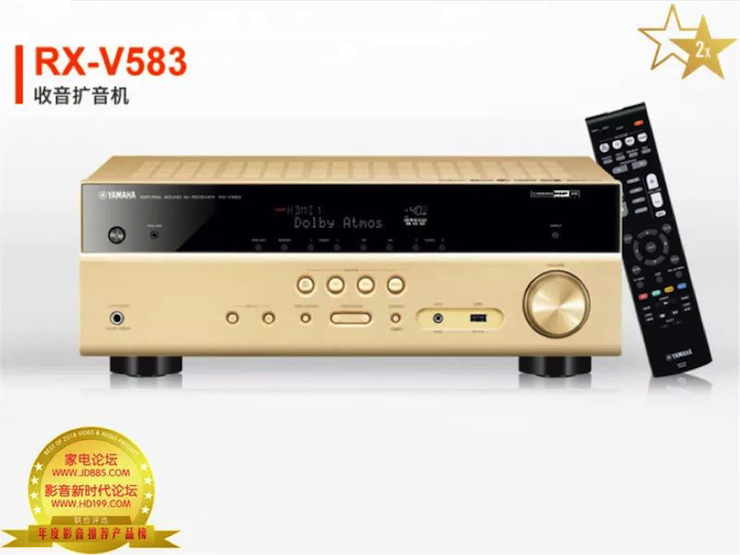 获奖信息：家电论坛与HD199论坛联手打造：2017-2018年度影音推荐产品奖