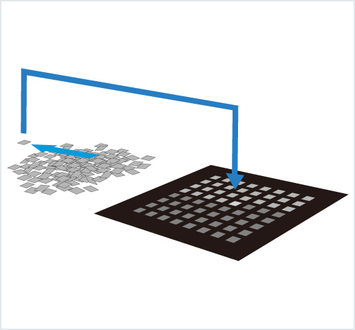 ［Image］Tray setter： 小尺寸单片用托盘排列机